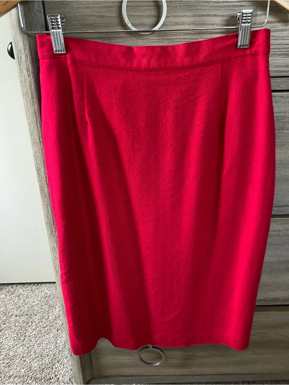 Vintage Classic Red/Pink  Women's Pencil Skirt